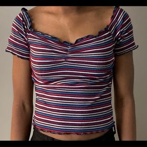 Red, pink, white, black, Navy, blouse